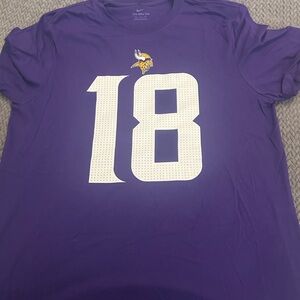 Nike justin Jefferson jersey t-shirt